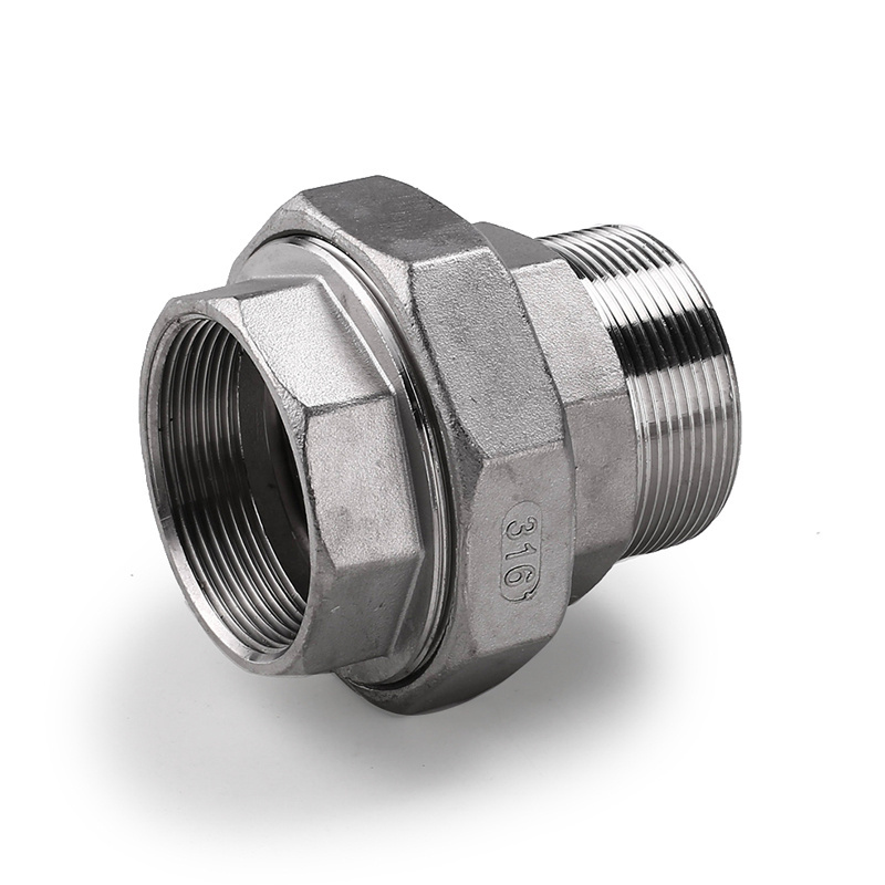 Forging High Pressure Stainless Steel SS304/SS316 NPT/BSPT Threaded/Screwed Pipe Fitting Union