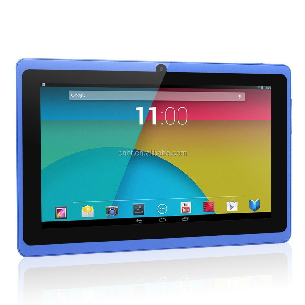 Cheapest 7 inch Q88 quad core android tablet with keyboard and silicon case for child