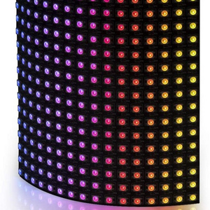 BTF-LIGHTING Full Dream Color 5V WS2812B SK6812 8x8 16x16 8x32 cm Flexible Programmable Led Pixel Matrix Display Panel