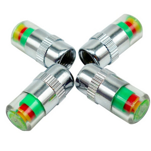 Set of 4 Car Tire Tyre Pressure Monitor Valve Stem  Sensor LED Indicator