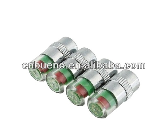 Set of 4 Car Tire Tyre Pressure Monitor Valve Stem  Sensor LED Indicator