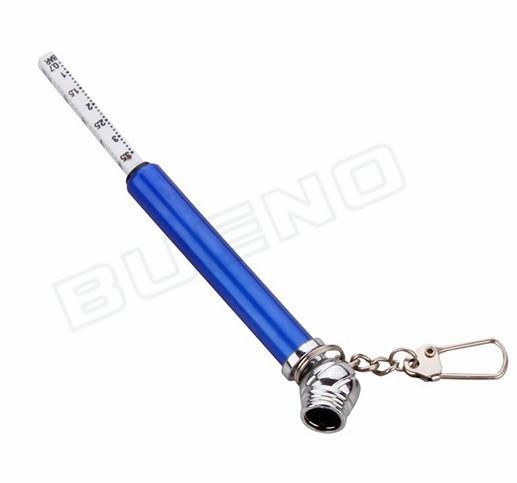 Colorful Mini Pencil Tyre Pressure Gauge with Chain For Car Tire