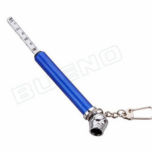 Colorful Mini Pencil Tyre Pressure Gauge with Chain For Car Tire