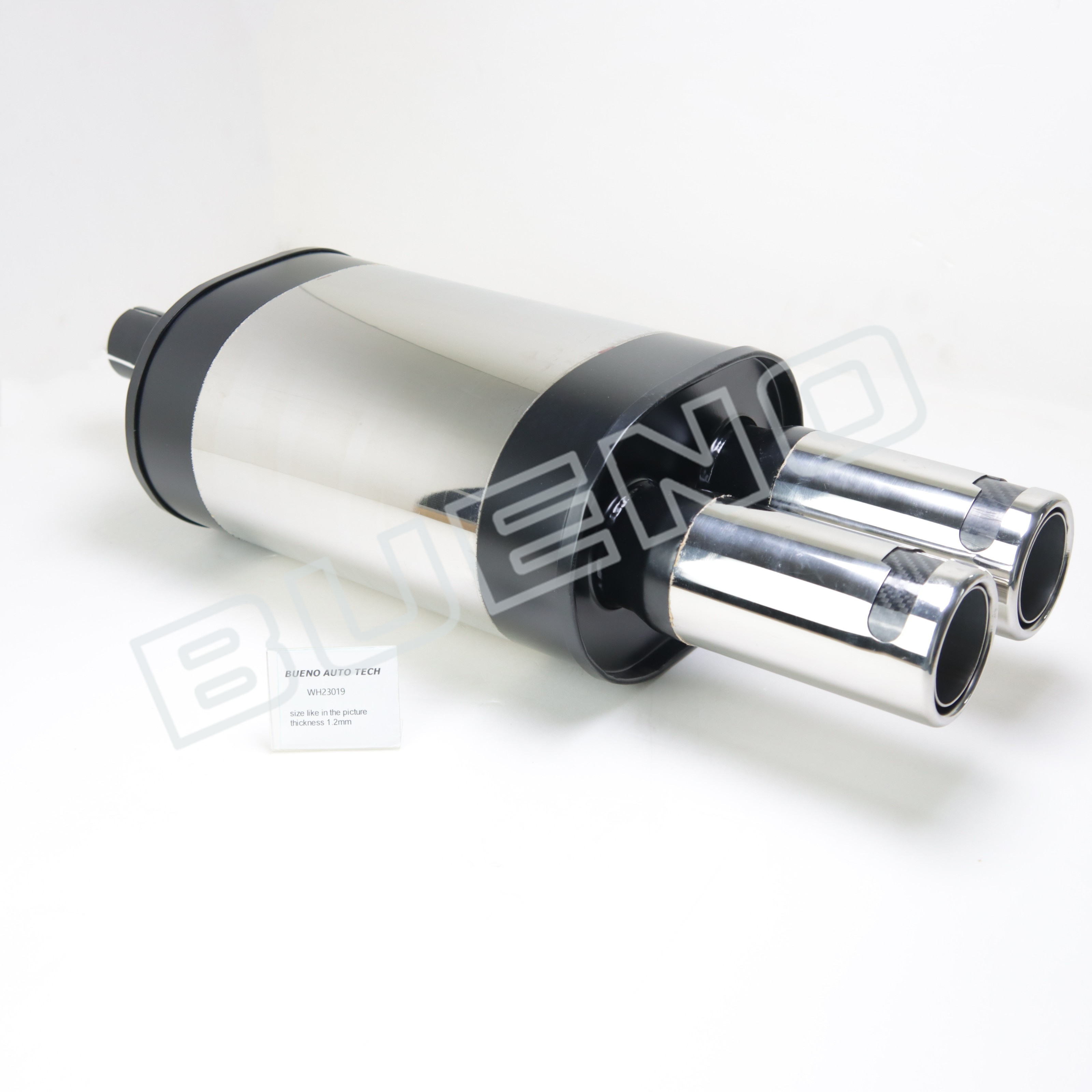 Customizable Stainless Steel WH23019 High-Performance Muffler for Enhanced Exhaust Efficiency