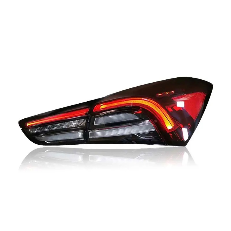 wholesale Full Led Rear Lamp Tail Lights for maserati Ghibli taillight assembly refitting old to new LED running light turn sign