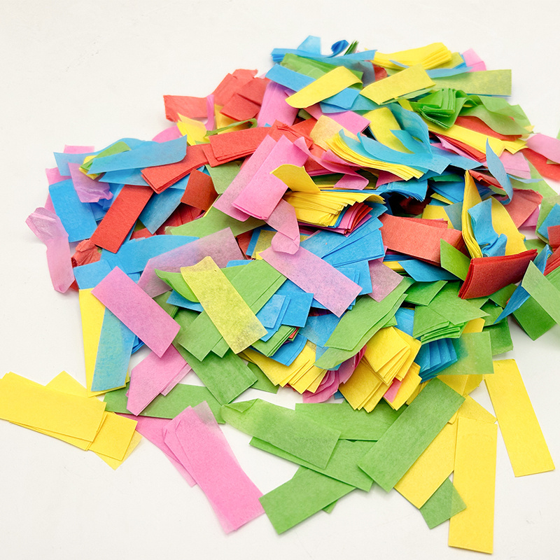 Rectangle Tissue Paper Confetti Used for Concert Night Club and Crazy Party