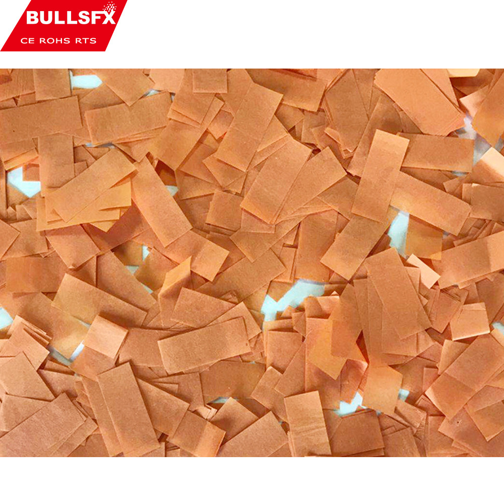 2*5CM Paper Confetti Non Flammable Used for Concert Night Club and Crazy Party 1kg/bag Flame retardant colored paper