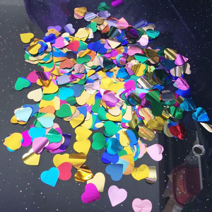 hot sell metallic confetti decorative heart star shape confetti colorful confetti for birthday wedding Party