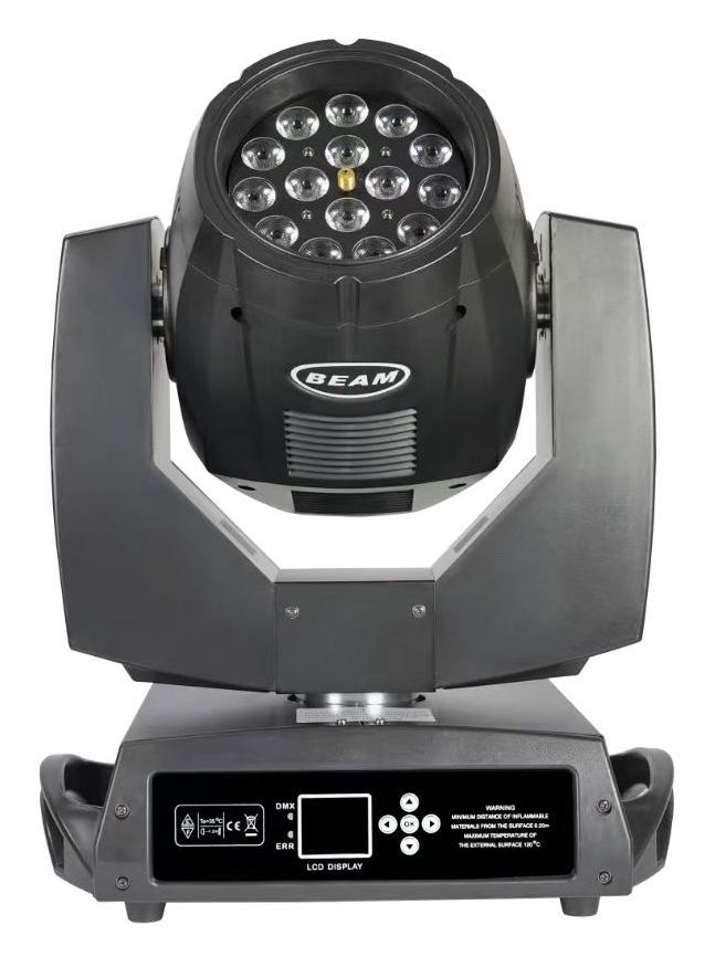 New arrival 1800W 15x10W RGBW 4In1 LED Moving Head light Fog Machine Led dyeing shaking head smoke machine