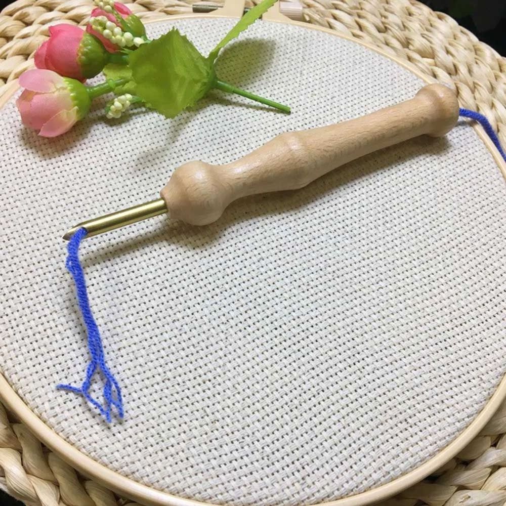 Needle Thread Sewing Accessories Ornament DIY Crafts Flower Embroidery Embroidery Hoop Needle Punch Cross Stitch Kit