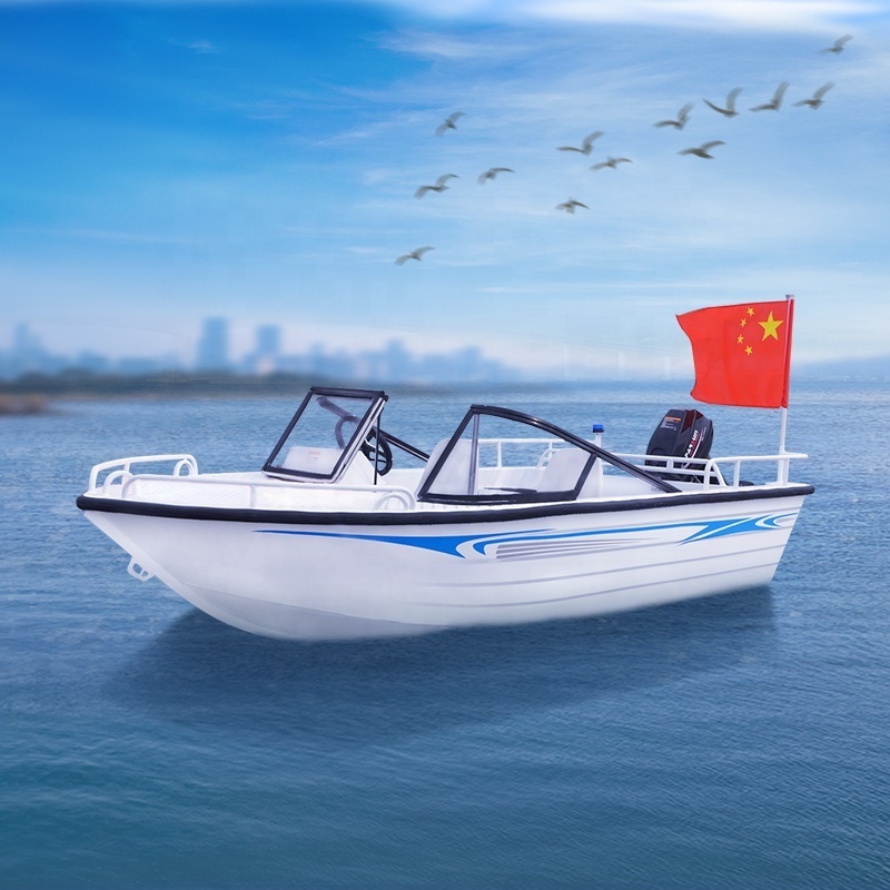 12.8ft/3.9m Luxury Offshore Sea Cruiser Aluminum Fishing Yacht Sport Speed boat with CE