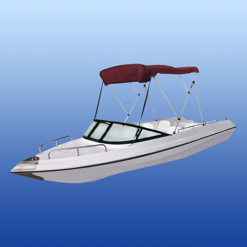 Low Cost Highly Profitable Commercial Sporty Speed Boats Customized 8 Passengers Luxury Fiberglass Boat  For Sale