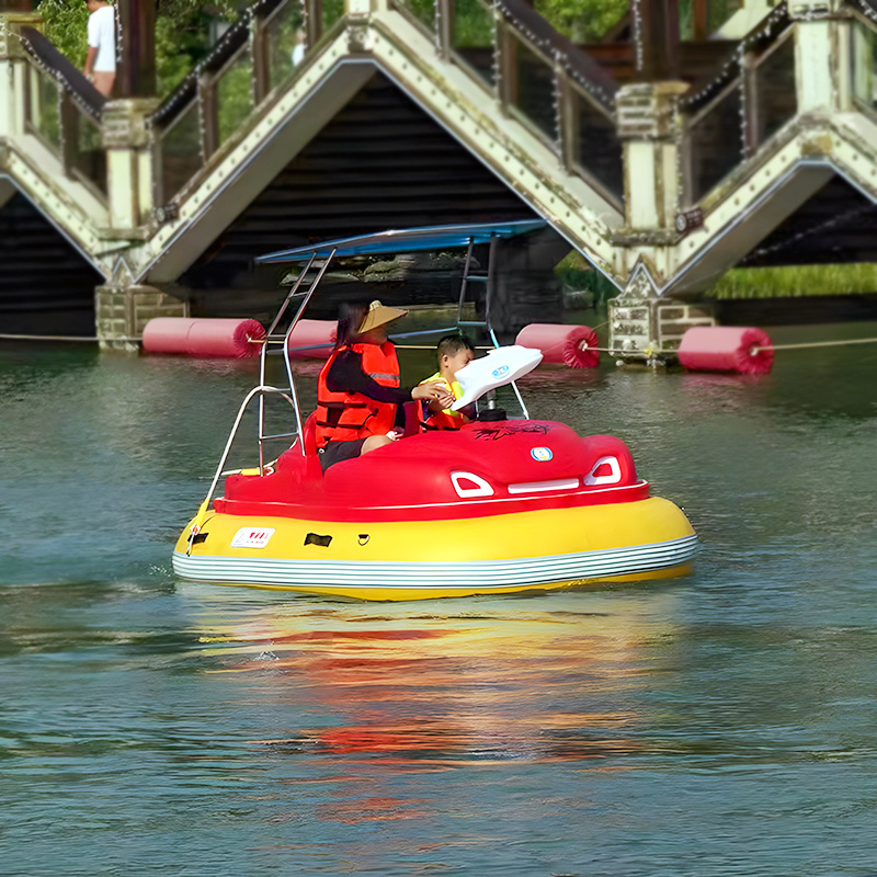 Super Popular Motorized Double Adult Water Or Swimming Pool Inflatable Electric Bumper Boat For Sale