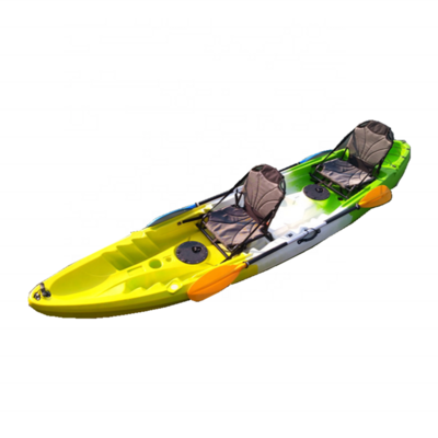 Competitive Price Unbreakable Kayak Good Performance LLDPE Plastic Kayak Recreational for Three Persons