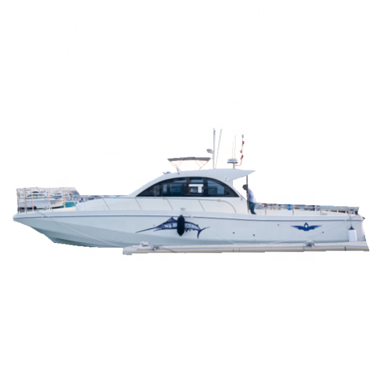 Luxury Best Quality Fiberglass Open Boat with Storage Inside for Sale Fishing Yacht with CE