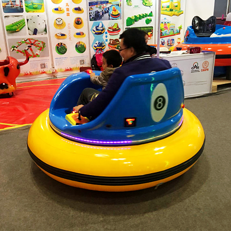 Fairground Spinning Car Street Legal Electric Bumper Car Laser Music Colorful Inflatable Bumper Car for Sale