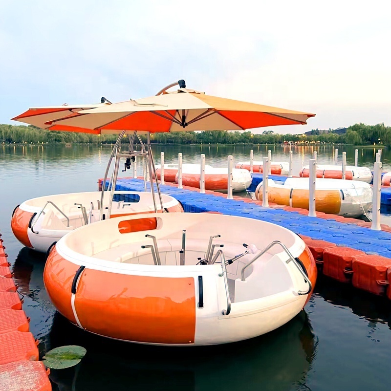 Professional Production Floating Restaurant Boat BBQ Leisure Donut Boat