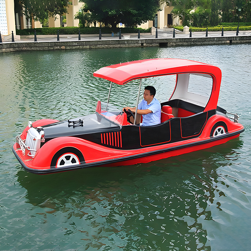 Custom Fiberglass Jet Car High Speed Car Boat Without Motor Best Quality Hot Sale