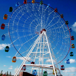 Direct Price Electronic Amusement Park Games Equipment 42m 96 Seats Wonder Windmill Basket Ferris Wheel On Hot Sale