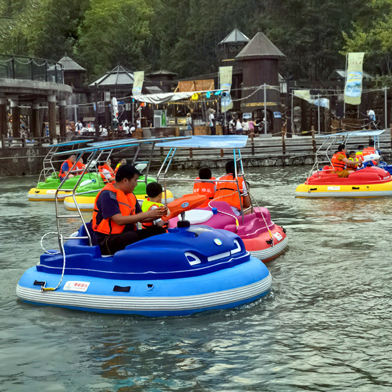 Super Popular Motorized Double Adult Water Or Swimming Pool Inflatable Electric Bumper Boat For Sale