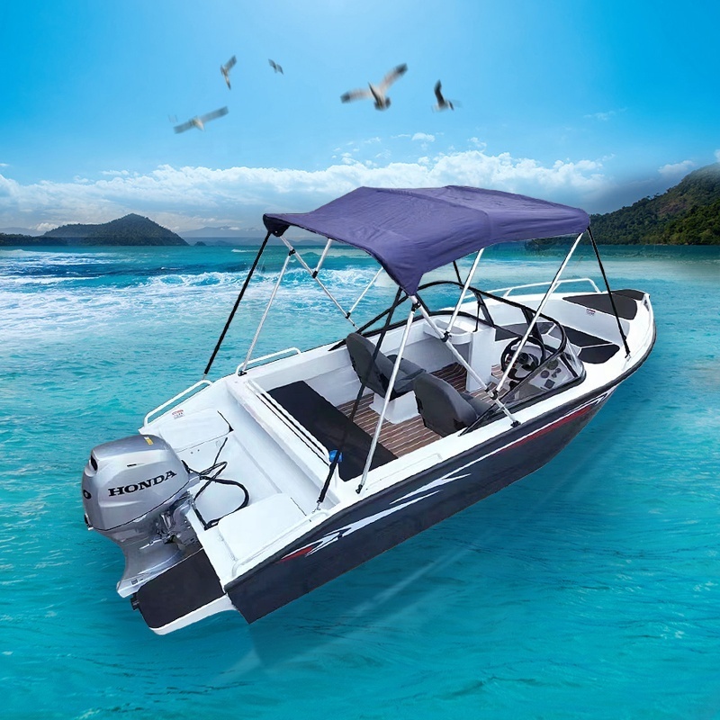 4.8m Length 16ft Mini Small Passenger Boats High Speed Easy Craft Aluminium Yacht with Cheap Price