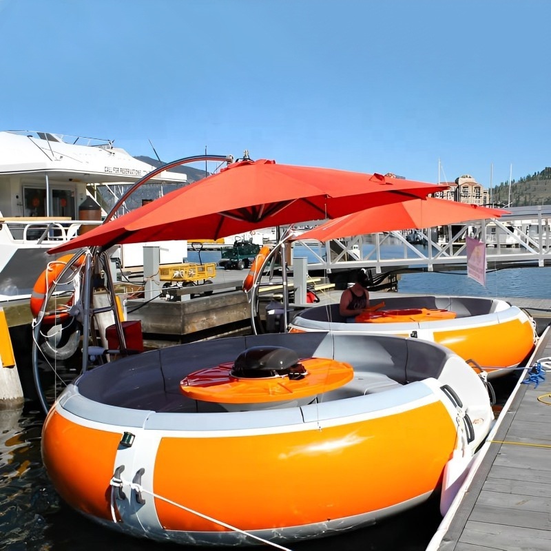 Professional Production Floating Restaurant Boat BBQ Leisure Donut Boat