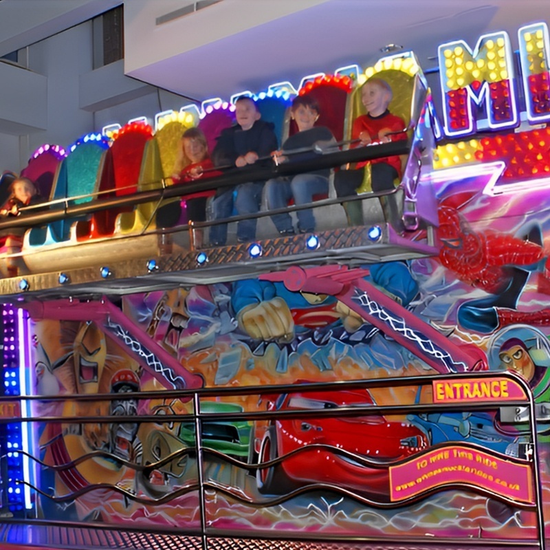 High Return On Investment Amusement Equipment Mini Crazy Wave Fun Carnival Rides 5 Persons Mini Miami Ride For Sale