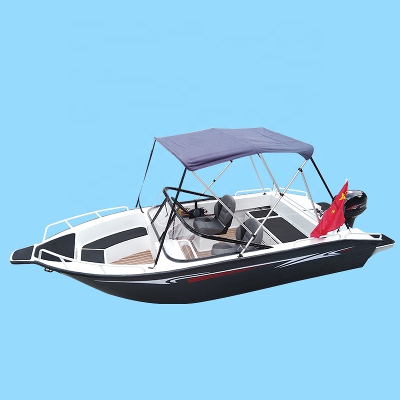 4.8m Length 16ft Mini Small Passenger Boats High Speed Easy Craft Aluminium Yacht with Cheap Price