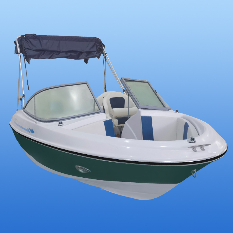 Most Popular Cheap 6-8 Seats 5.5m Fishing Fiberglass Boat Friends And Family Party Sightseeing Entertainment Boat