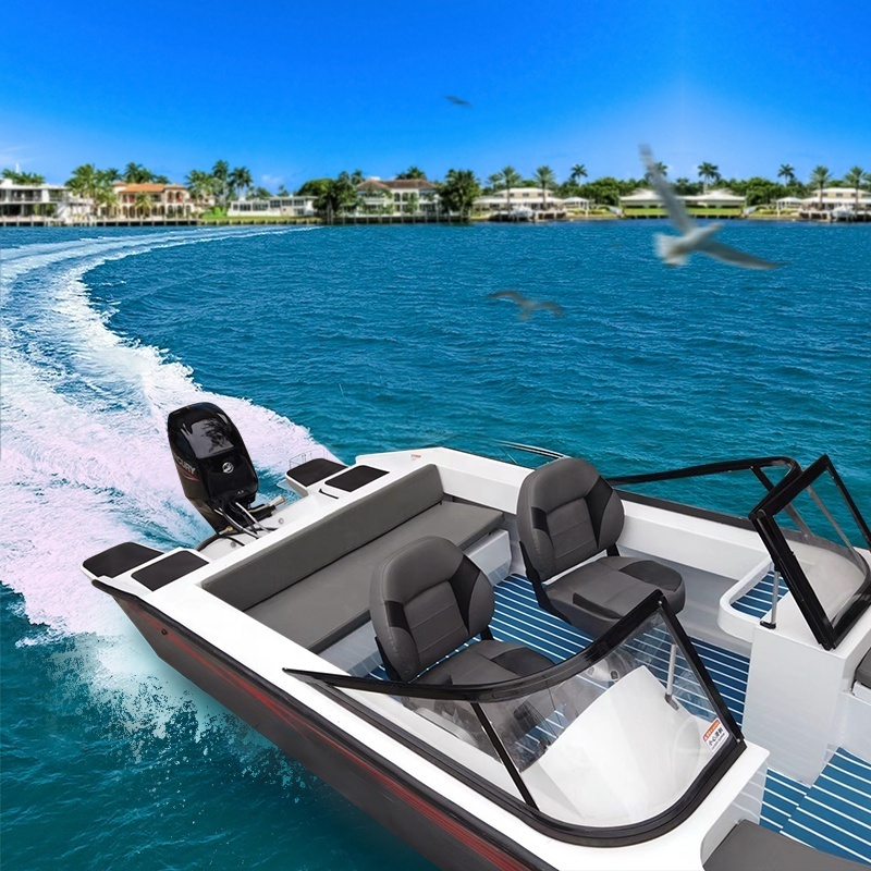 4.8m Length 16ft Mini Small Passenger Boats High Speed Easy Craft Aluminium Yacht with Cheap Price