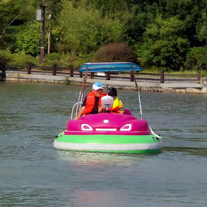 Super Popular Motorized Double Adult Water Or Swimming Pool Inflatable Electric Bumper Boat For Sale