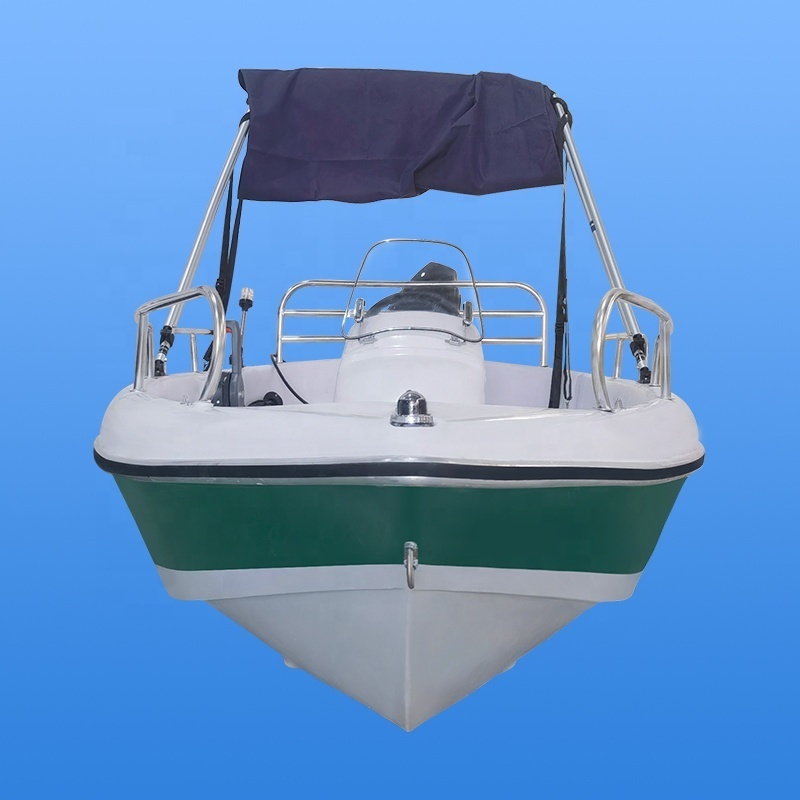 Small Mini Luxury Yacht 4 Seats 360 Fiberglass 12ft/3.6m Sport Yacht Fishing Boat for Lake River And Offshore