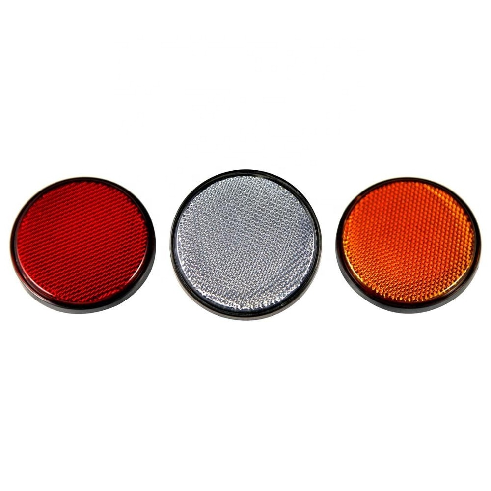 Emark Amber Round Truck Trailer Safety Reflectors