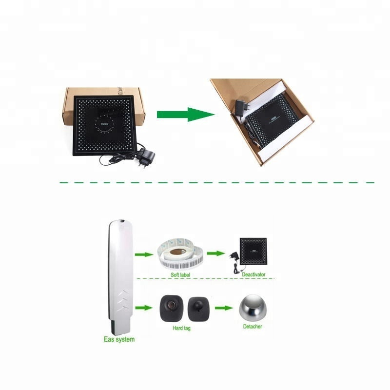 EAS soft label deactivator eas rf 8.2mhz sticker label deactivator
