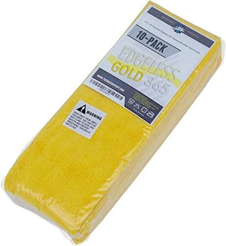 300GSM, 16in x 16in, Edgeless Microfiber Towels Professional car Polishing, Wax Removal, Auto Detailing