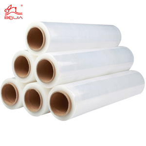 Custom paper coated wrap breathable ldpe stretch film for rewinder jumbo stretch film roll