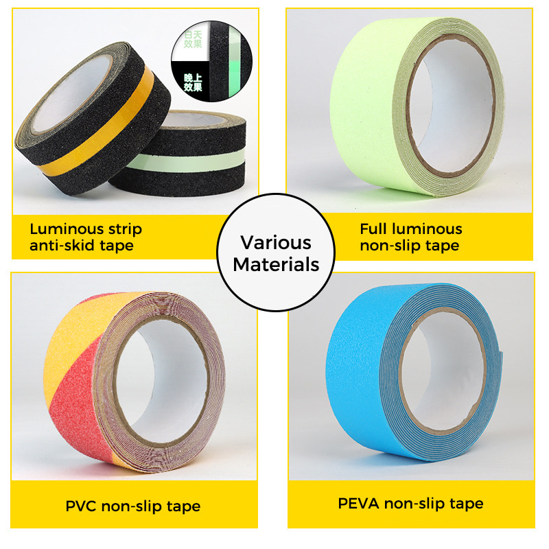 Safety Walk Transparent Rubber Bathroom Self Adhesive skid strip anti-slip self-adhesive non-slip stairs non anti Slip Tape