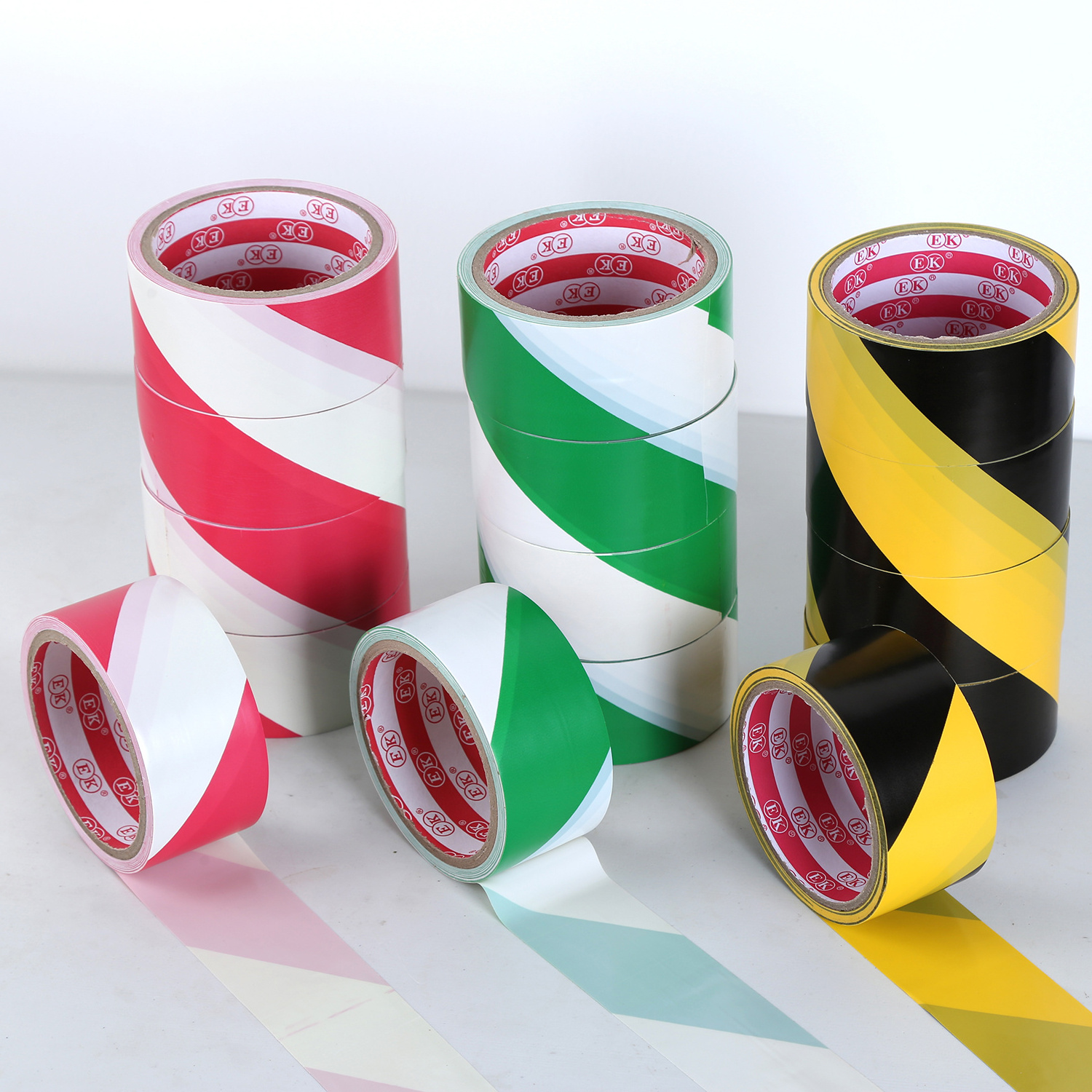 Self Adhesive Marking Barrier Safety Danger Caution Warning Tape Roll