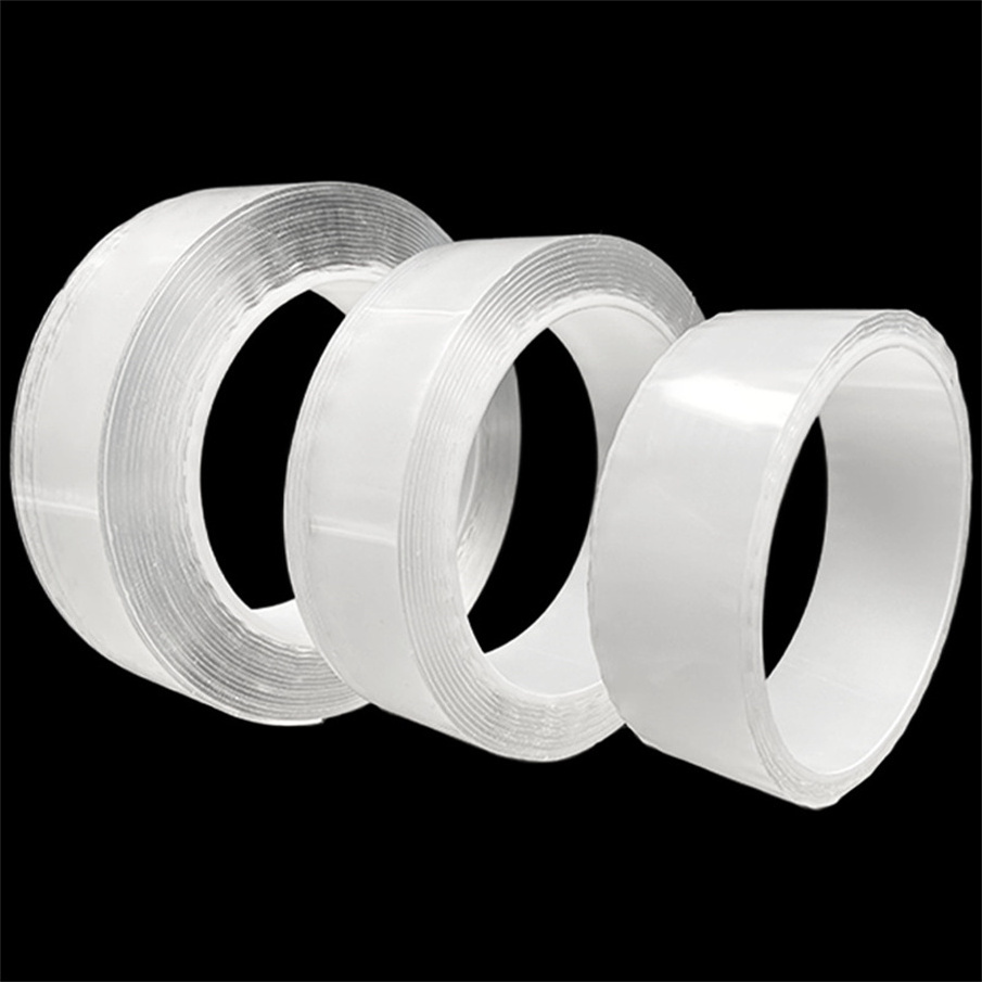 Nano removable traceless washable adhesive tape re die cut circles double side nano tape