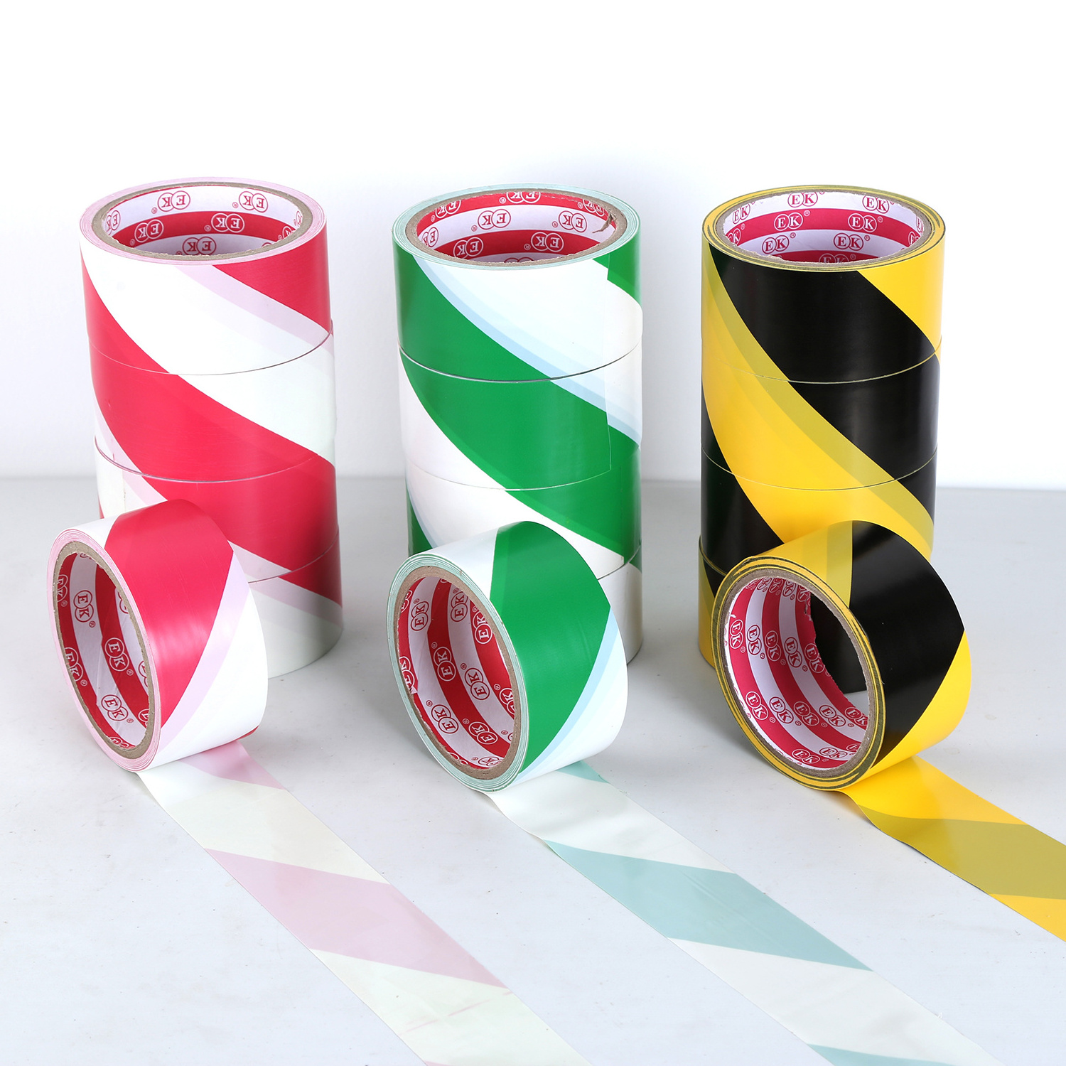 Self Adhesive Marking Barrier Safety Danger Caution Warning Tape Roll