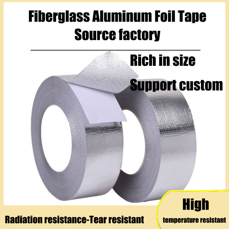 Custom Super Strong Self Adhesive Waterproof Duct Aluminum Foil Tape For Fix pipeline