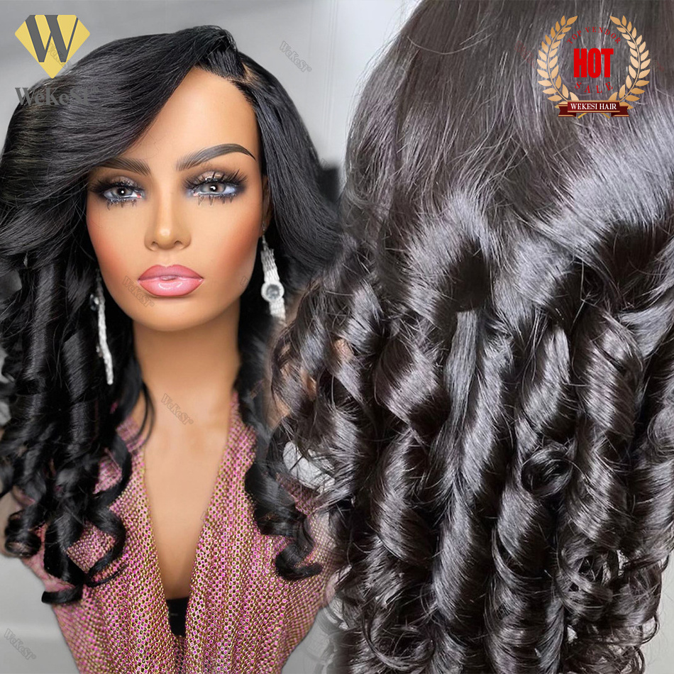 Long Preplucked Glueless Loose Deep Wave Lace Front Wig For Black Women With Baby Hair