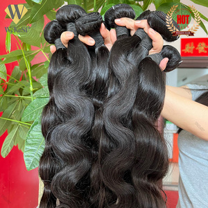 Super Double Drawn Vietnamese Virgin Bone Straight Raw Indian Temple Cuticle Aligned Human Hair Cambodian Hair Bundle Vendor