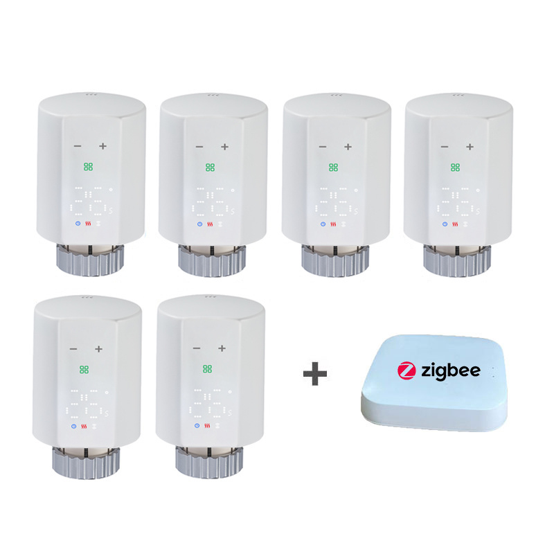 Tuya smart home zigbee trv NTC Sensor Support smart wireless zigbee wifi thermostatic radiator valves