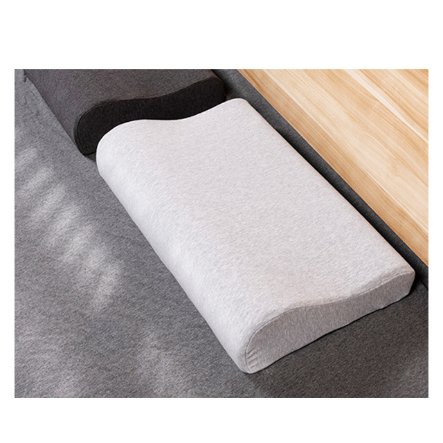 OEM Adjustable Comfortable Memory Foam Filling High low High Density Foam Core wavy Pillow