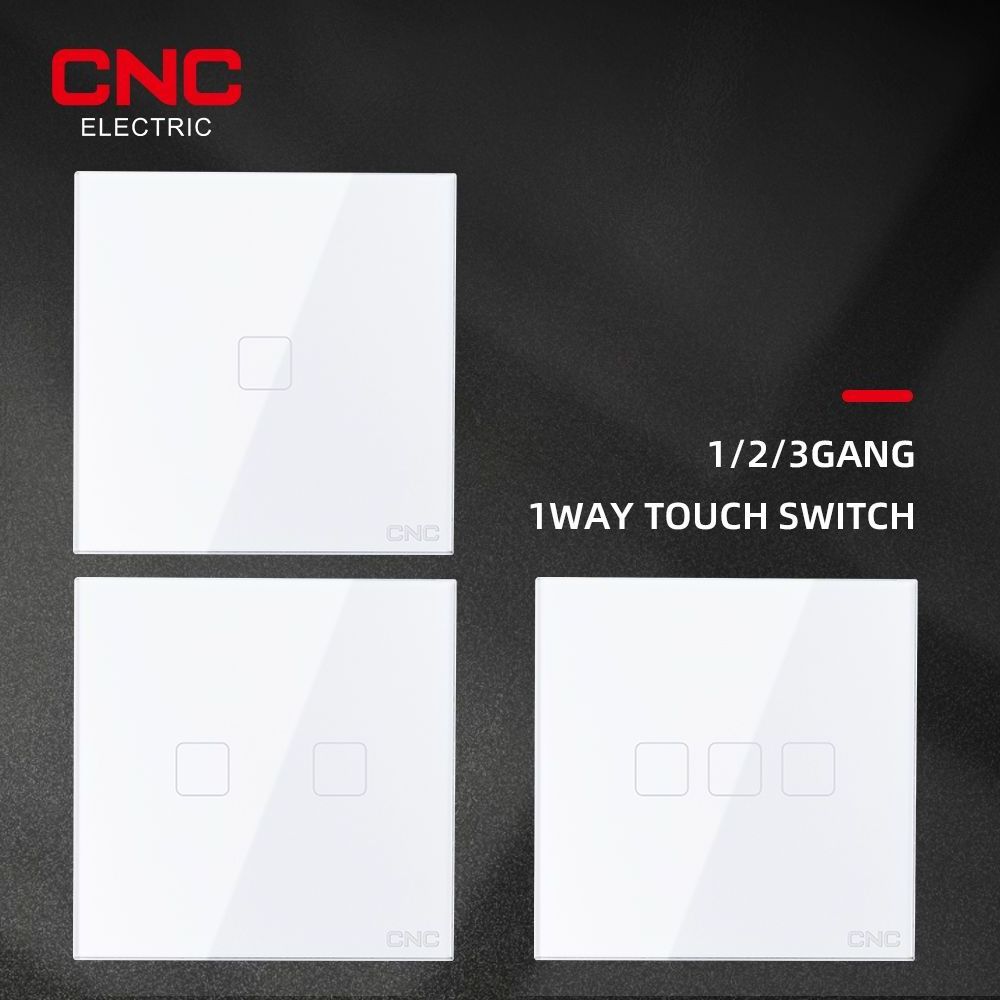 CNC ELECTRIC WiFi 2.4GHz Intelligent Smart Light Wall 1/2/3 Gang 1 Way WiFi Touch Switch