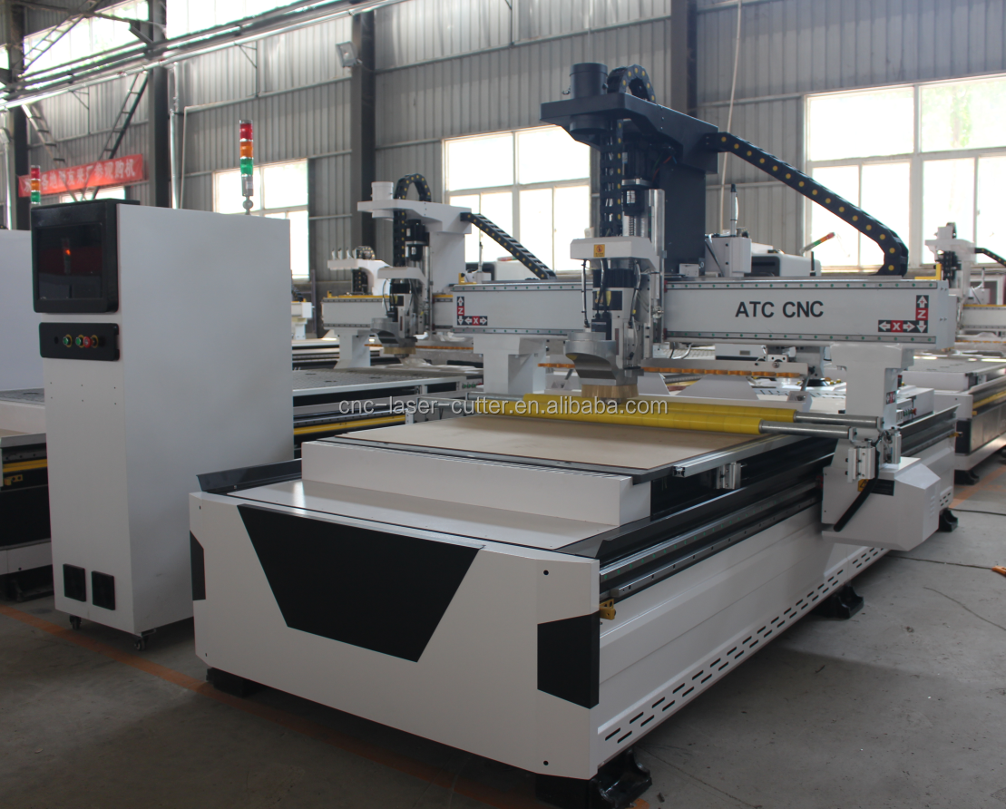 Wood Router Manufacturer 4 Axis PCB Drilling Woodworking Machinery Custom ATC CNC Wood Router Machine