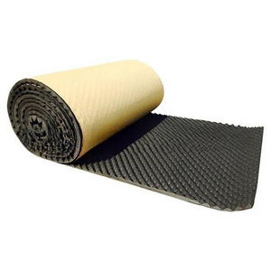 Acoustic Sound Deadening Thermal Insulation Foam Roll Self-Adhesive NBR Foam Egg Crate Pyramid Shape 20mm*0.5m*2.4m Per Sheet