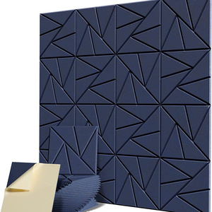 High Density Sound Proof Noise Deadening Acoustic Foam Sheet Self-adhesive Felt Acoustic Panels