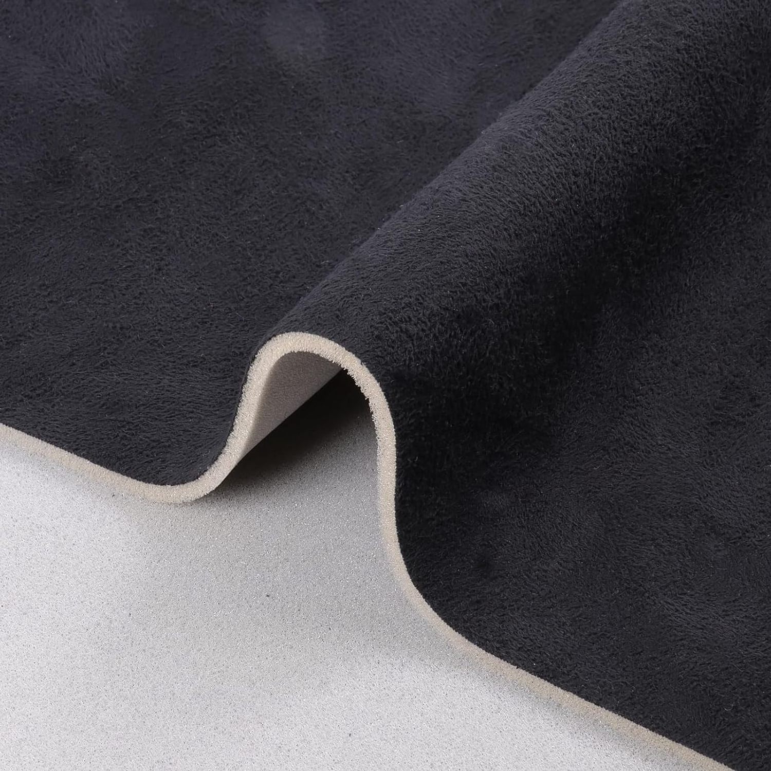 Suede Headliner Fabric With(3mm) Foam Backing Material Car Micro-suede Headliner Fabric Automotive Interior Repair